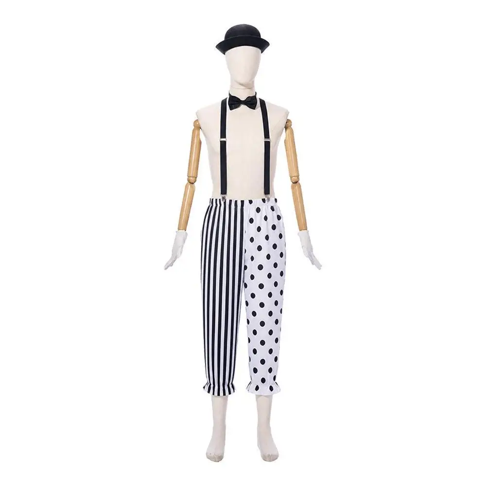 Black And White Mime Clown Cou - Anime Cosplay Couple 评论和价格