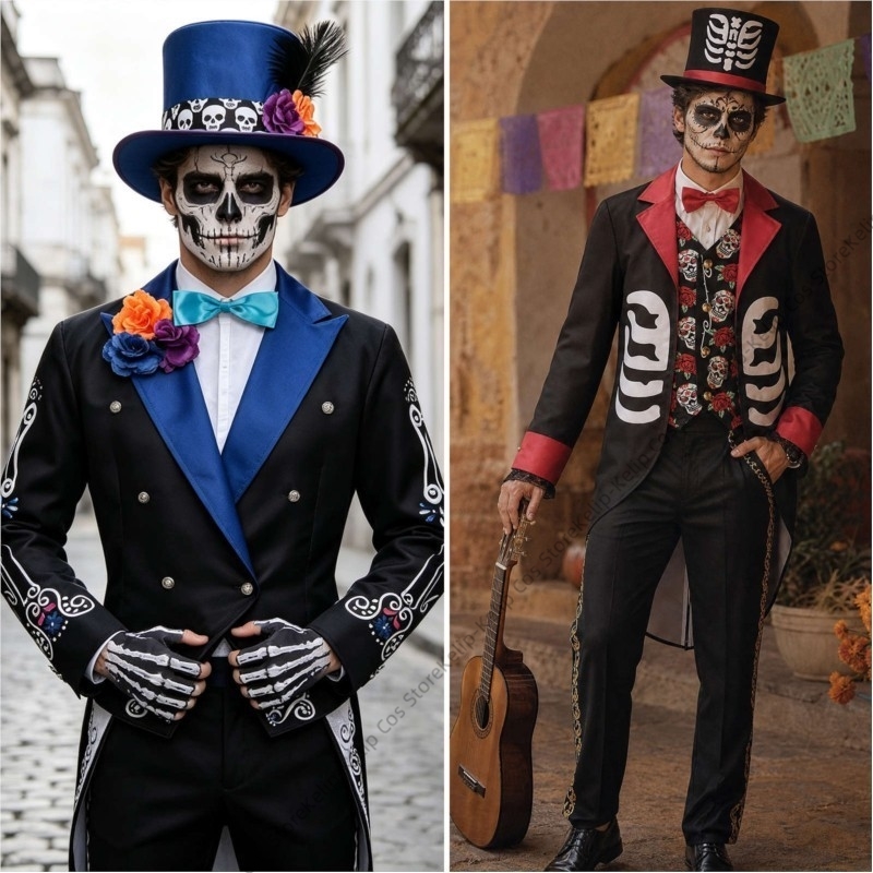 Día de los Muertos Couple Cosp - Anime Cosplay Couple 评论和价格