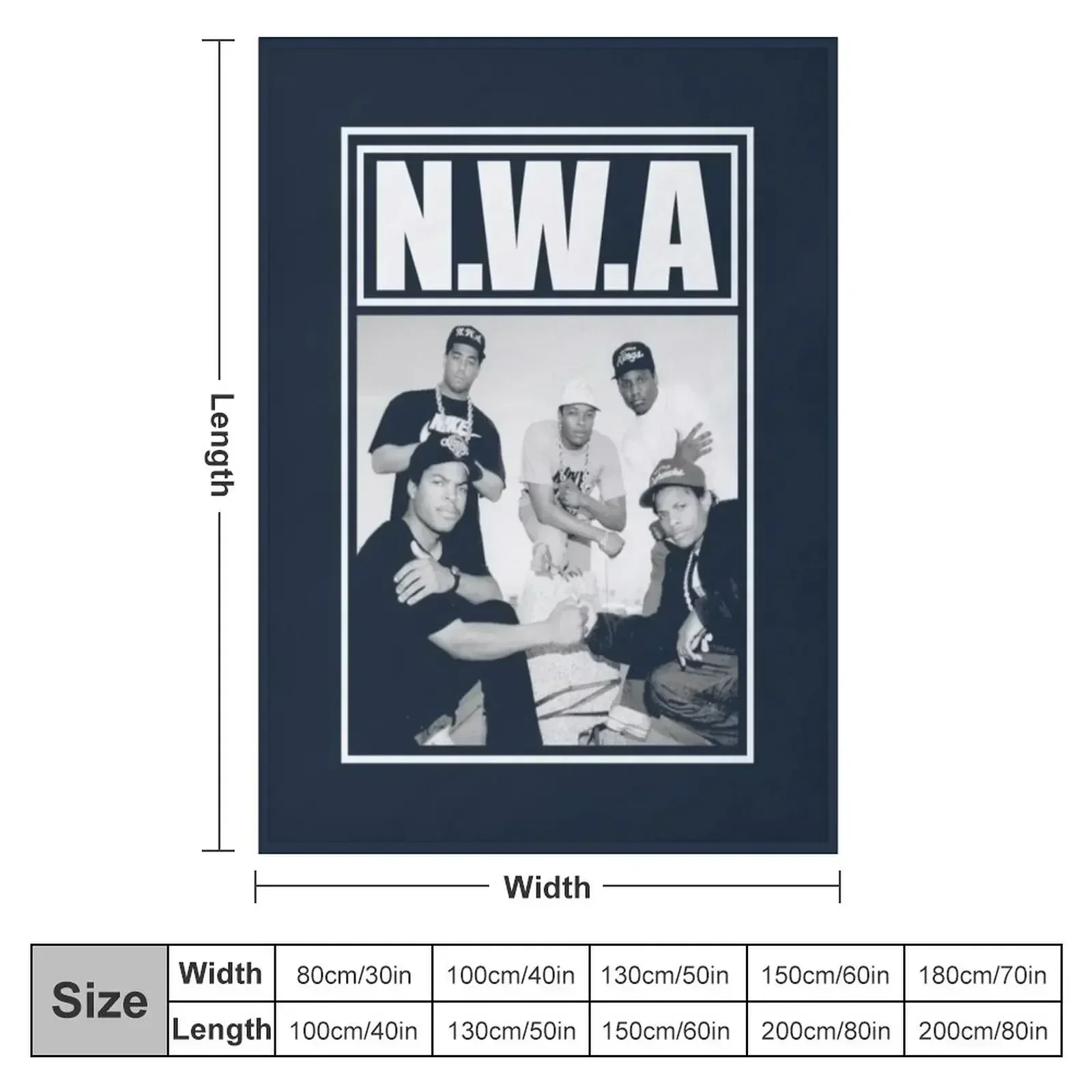NWA GANGSTA Throw Blanket cosp - Anime Cosplay Idea 评论和价格