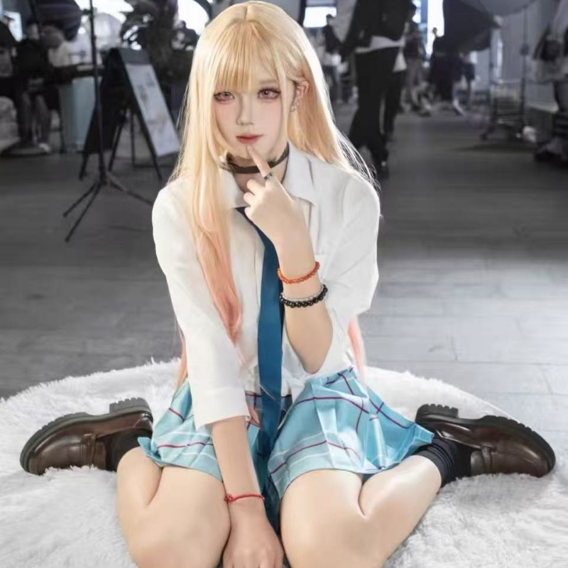 Anime JK School Uniform Dress  - Kitagawa Anime Cosplay 评论和价格