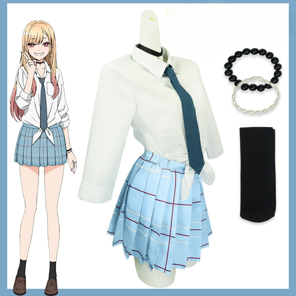 Anime JK School Uniform Dress  - Kitagawa Anime Cosplay 评论和价格