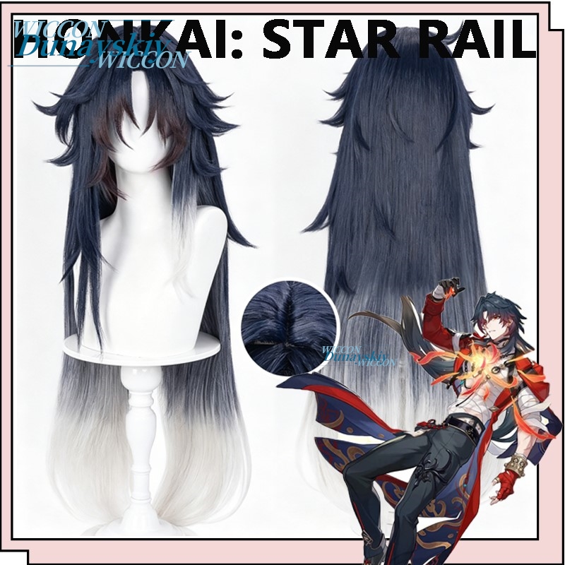 Game Honkai Star Rail Mortenax - Anime Cosplay Blue Hair 评论和价格