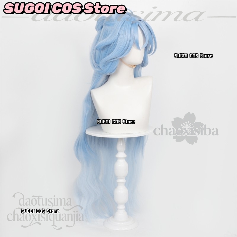 C921Anime Game Wuthering Waves - Anime Cosplay Blue Hair 评论和价格
