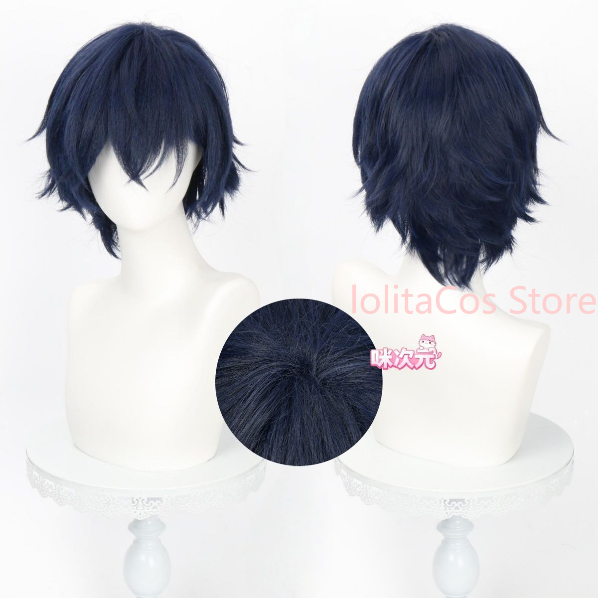 Genshin Impact Valeriy Cosplay - Anime Cosplay Blue Hair 评论和价格