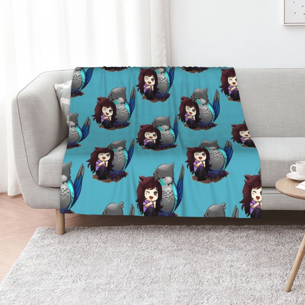 Love Bird Throw Blanket cospla - Anime Cosplay Idea 评论和价格