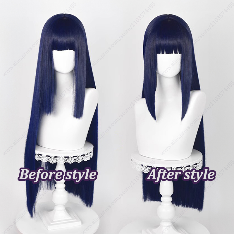 Hinata Hyuga Cosplay Wig Blue  - Anime Cosplay Blue Hair 评论和价格