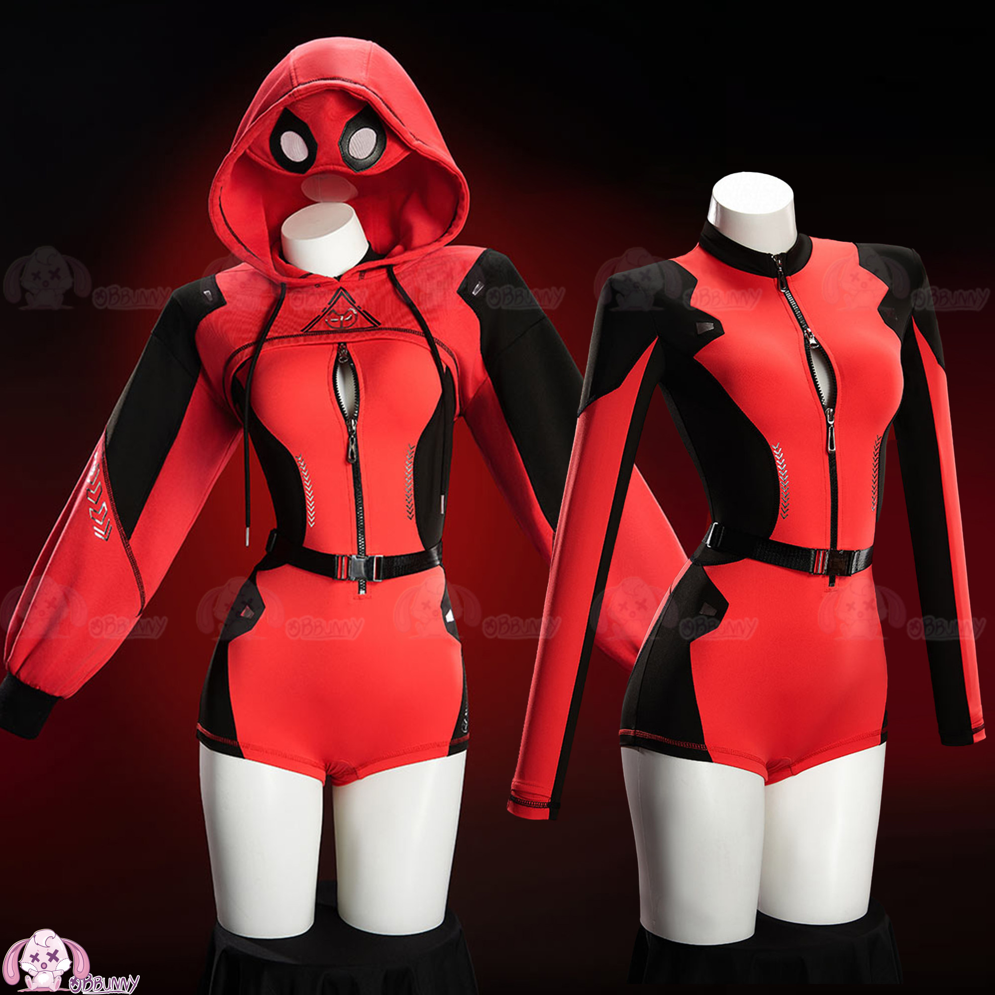 DeadPooing Cosplay Costume  Ou - Anime Cosplay Jumpsuit 评论和价格
