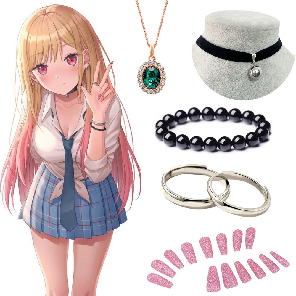 Kitagawa Marin Earrings Neckla - Kitagawa Anime Cosplay 评论和价格